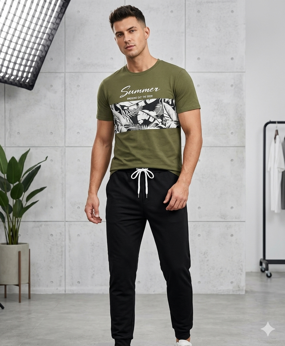 Printed Track Suit for Men Micro Interlock