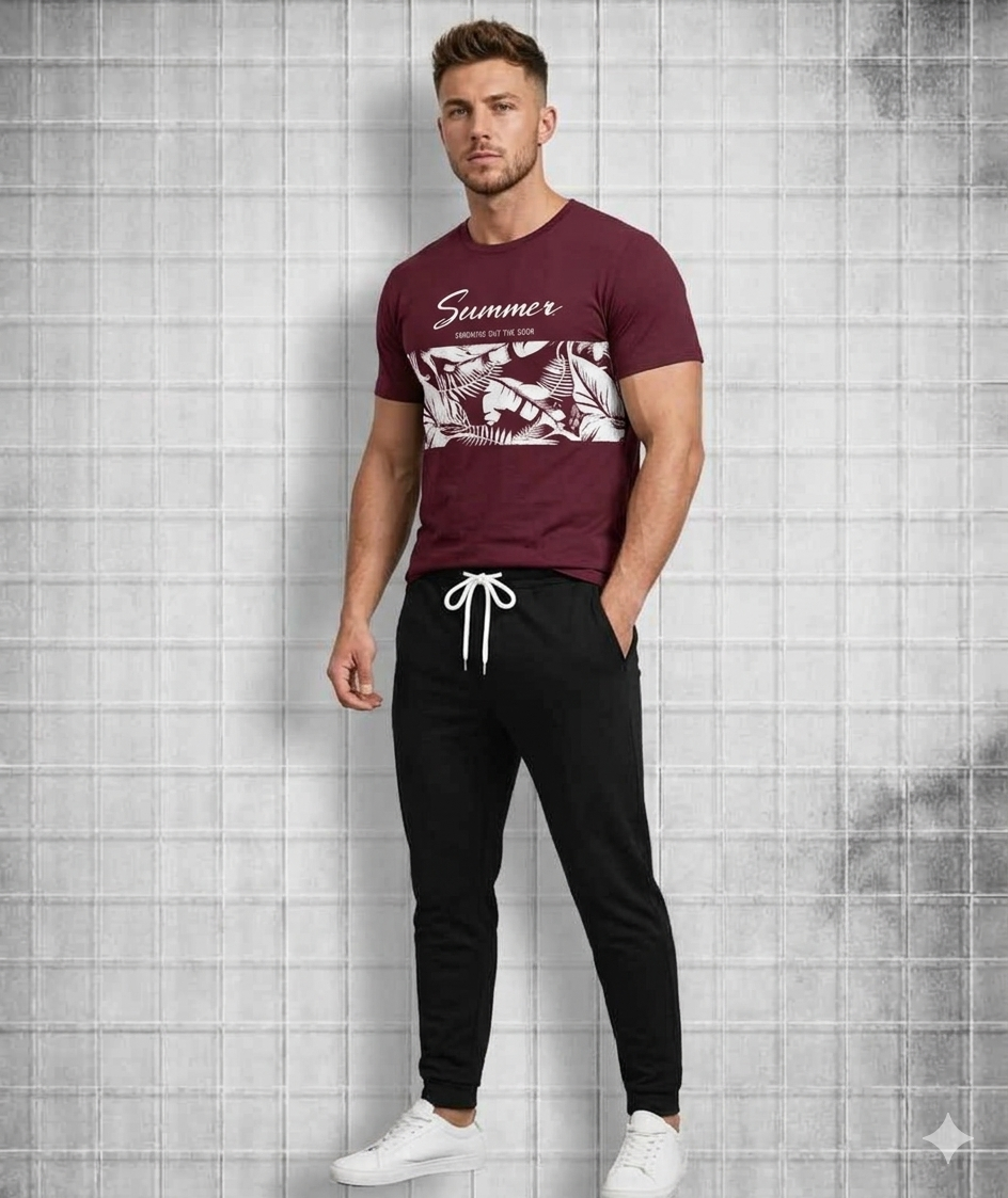 Printed Track Suit for Men Micro Interlock