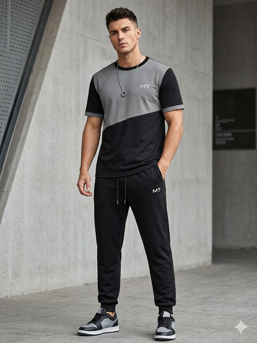 2 Pcs Polyester Printed Track Suit