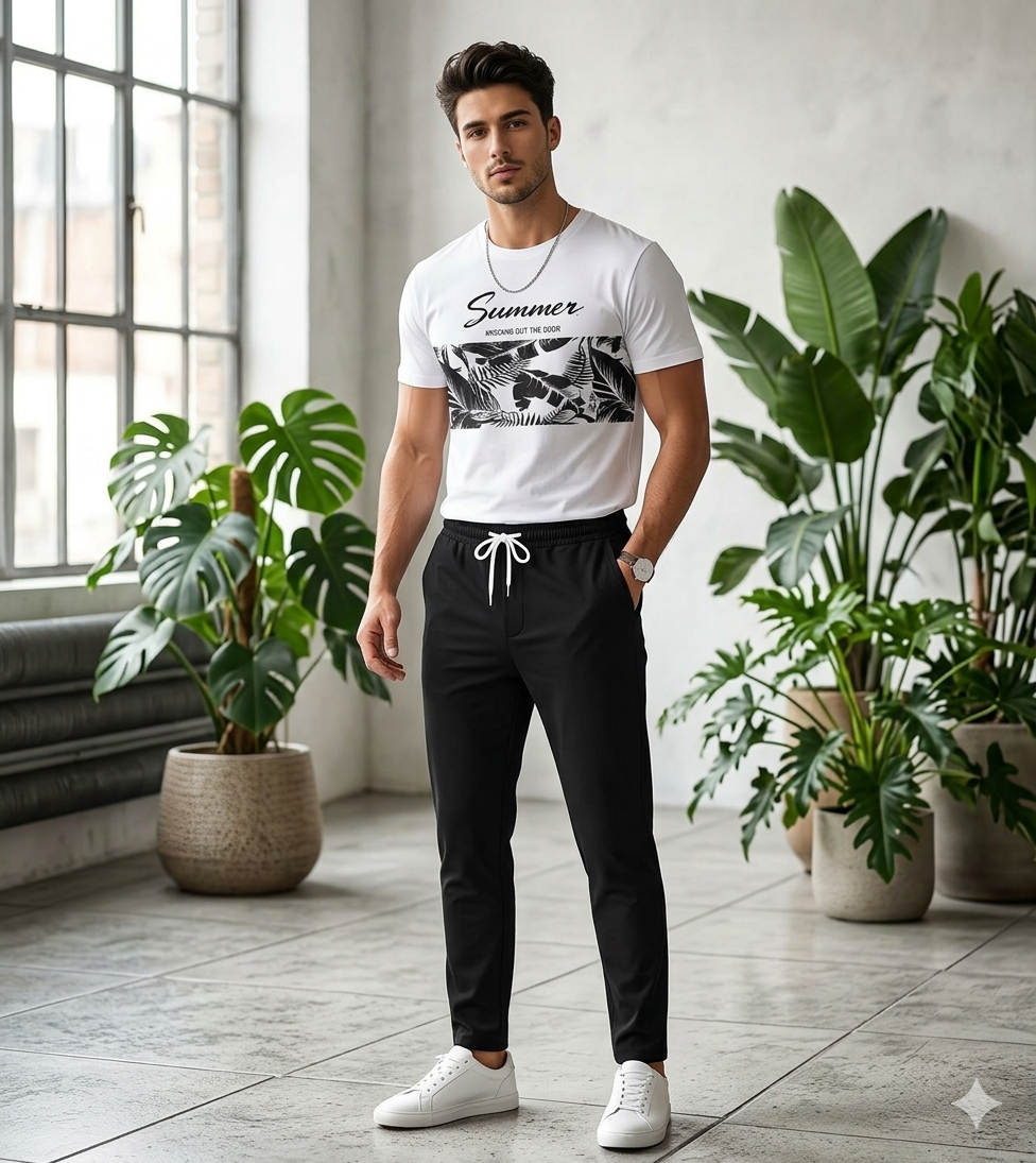Printed Track Suit for Men Micro Interlock