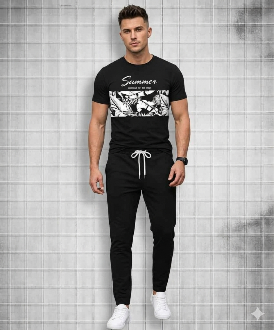 Printed Track Suit for Men Micro Interlock